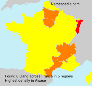 Surname Gang in France