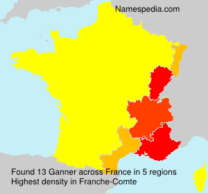Surname Ganner in France
