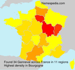 Surname Ganneval in France