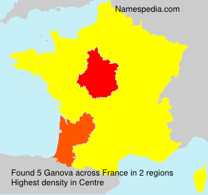 Surname Ganova in France