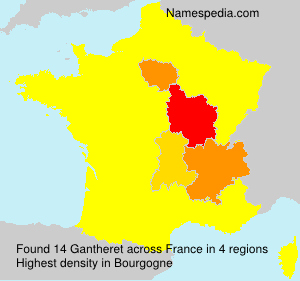 Surname Gantheret in France