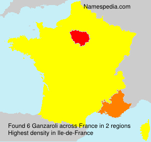 Surname Ganzaroli in France