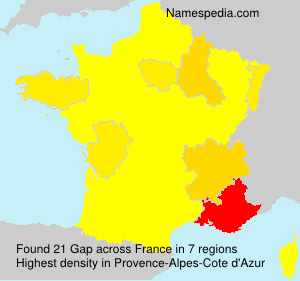 Surname Gap in France