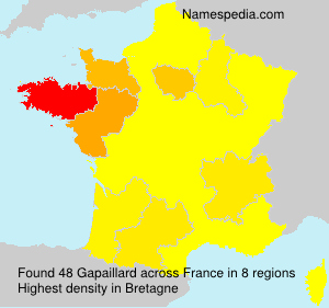 Surname Gapaillard in France