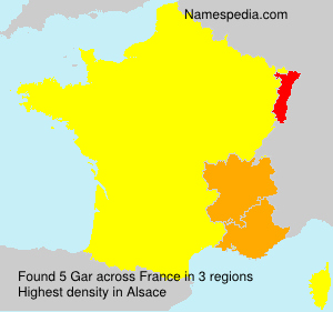 Surname Gar in France