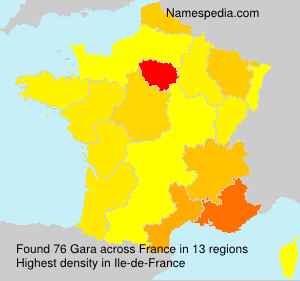 Surname Gara in France