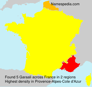 Surname Garaali in France