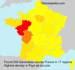 Surname Garandeau in France