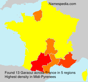 Surname Garaoui in France