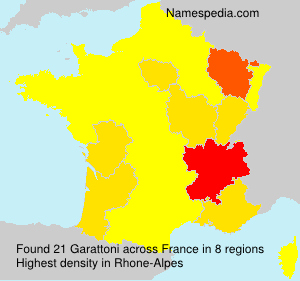 Surname Garattoni in France