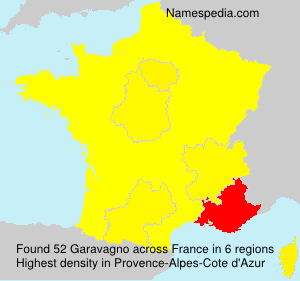 Surname Garavagno in France