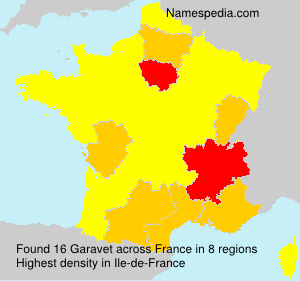 Surname Garavet in France