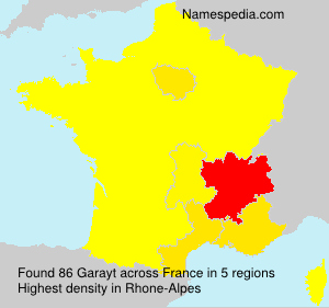 Surname Garayt in France