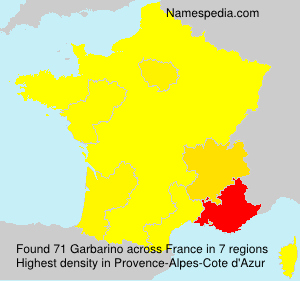 Surname Garbarino in France