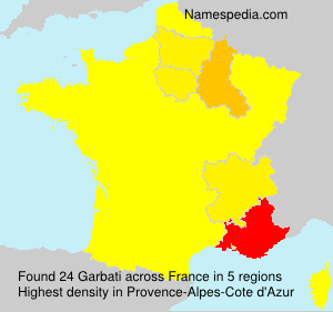 Surname Garbati in France