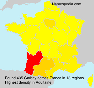 Surname Garbay in France