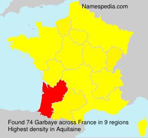 Surname Garbaye in France