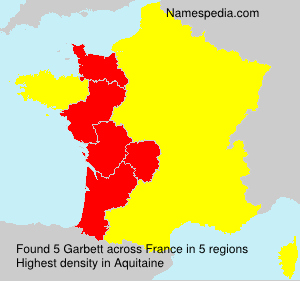 Surname Garbett in France