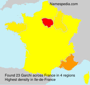 Surname Garchi in France