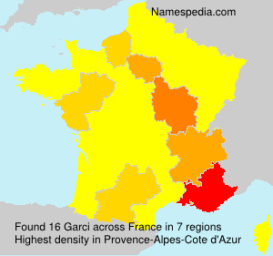 Surname Garci in France