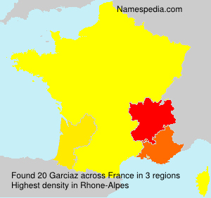 Surname Garciaz in France