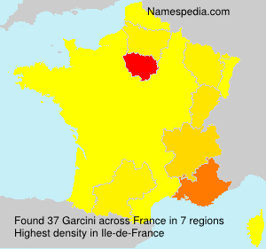 Surname Garcini in France