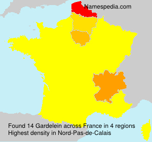 Surname Gardelein in France