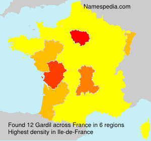 Surname Gardil in France