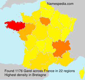 Surname Garel in France