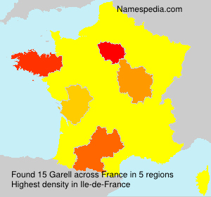 Surname Garell in France