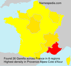 Surname Garella in France