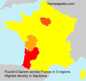 Surname Garem in France