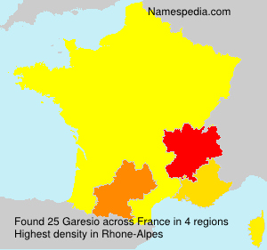 Surname Garesio in France