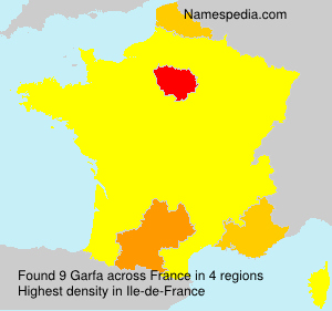Surname Garfa in France