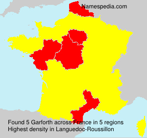 Surname Garforth in France