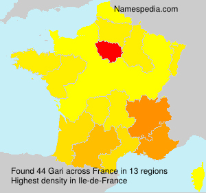 Surname Gari in France