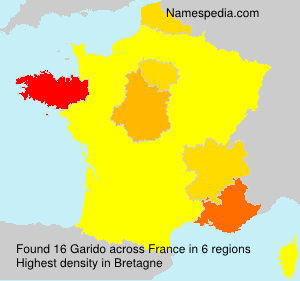 Surname Garido in France