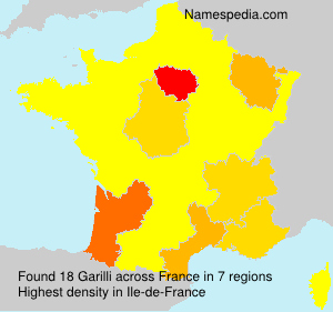 Surname Garilli in France