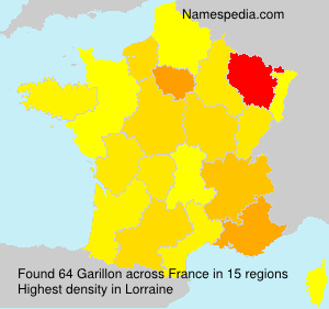 Surname Garillon in France