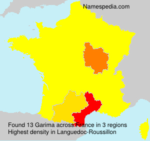 Surname Garima in France