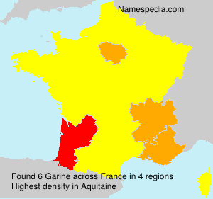 Surname Garine in France