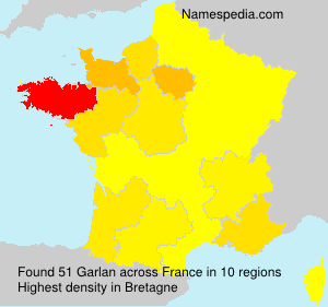 Surname Garlan in France
