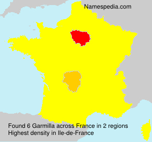 Surname Garmilla in France