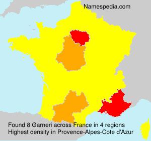 Surname Garneri in France