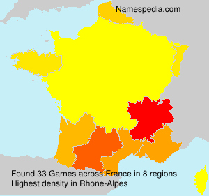 Surname Garnes in France