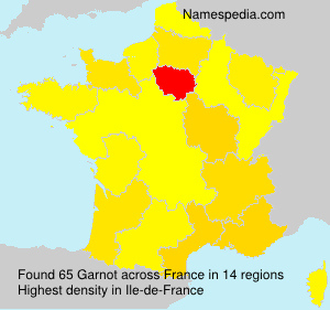 Surname Garnot in France