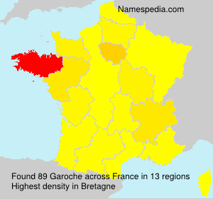 Surname Garoche in France