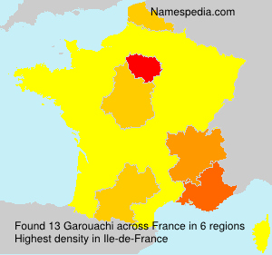 Surname Garouachi in France