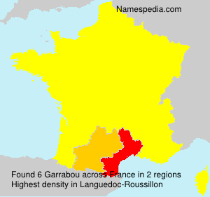 Surname Garrabou in France