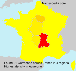 Surname Garrachon in France